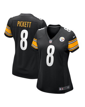 Kenny Pickett 8 Pittsburgh Steelers Women's 2022 Draft First Round Pick Game Jersey In Black