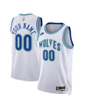 Minnesota Timberwolves Hardwood Classic Edition Swingman Custom Jersey - White