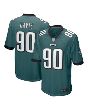 Jordan Davis 90 Philadelphia Eagles 2022 Draft First Round Pick Game Jersey In Midnight Green