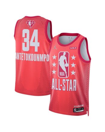 2022 All-Star Game Giannis Antetokounmpo 34 Swingman Jersey - Maroon