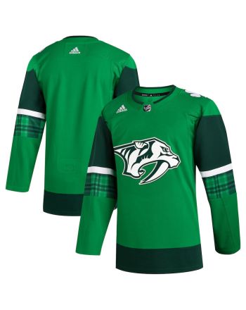 Nashville Predators 2023 St. Patrick's Day Primegreen Men Jersey - Kelly Green