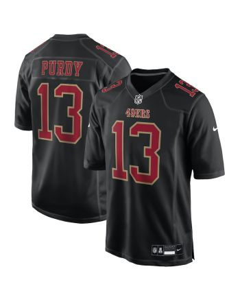 Brock Purdy 13 San Francisco 49ers Fashion Game Men Jersey - Carbon Black