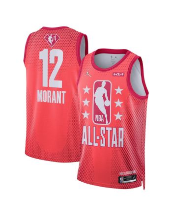 2022 All-Star Game Ja Morant 12 Swingman Jersey - Maroon