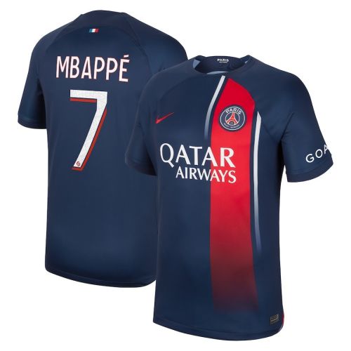 Kylian Mbappe 7 Paris Saint-Germain 2023/24 Home Men Jersey - Navy