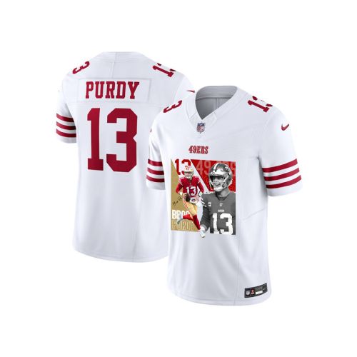 Brock Purdy 13 San Francisco 49ers The Son of Steel Game YOUTH Jersey - White